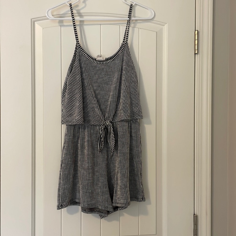 Medium Black & White Romper